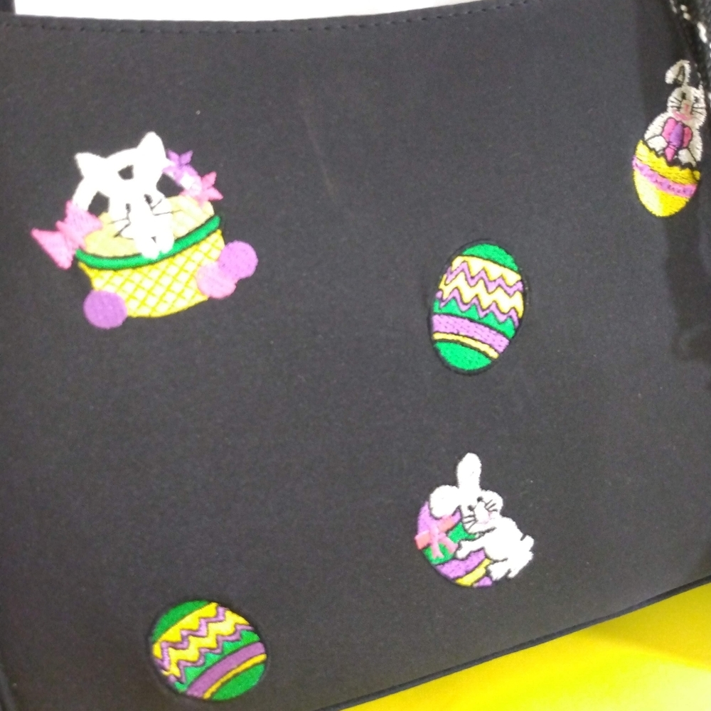 Black Small Purse/W Easter Theme - image 3